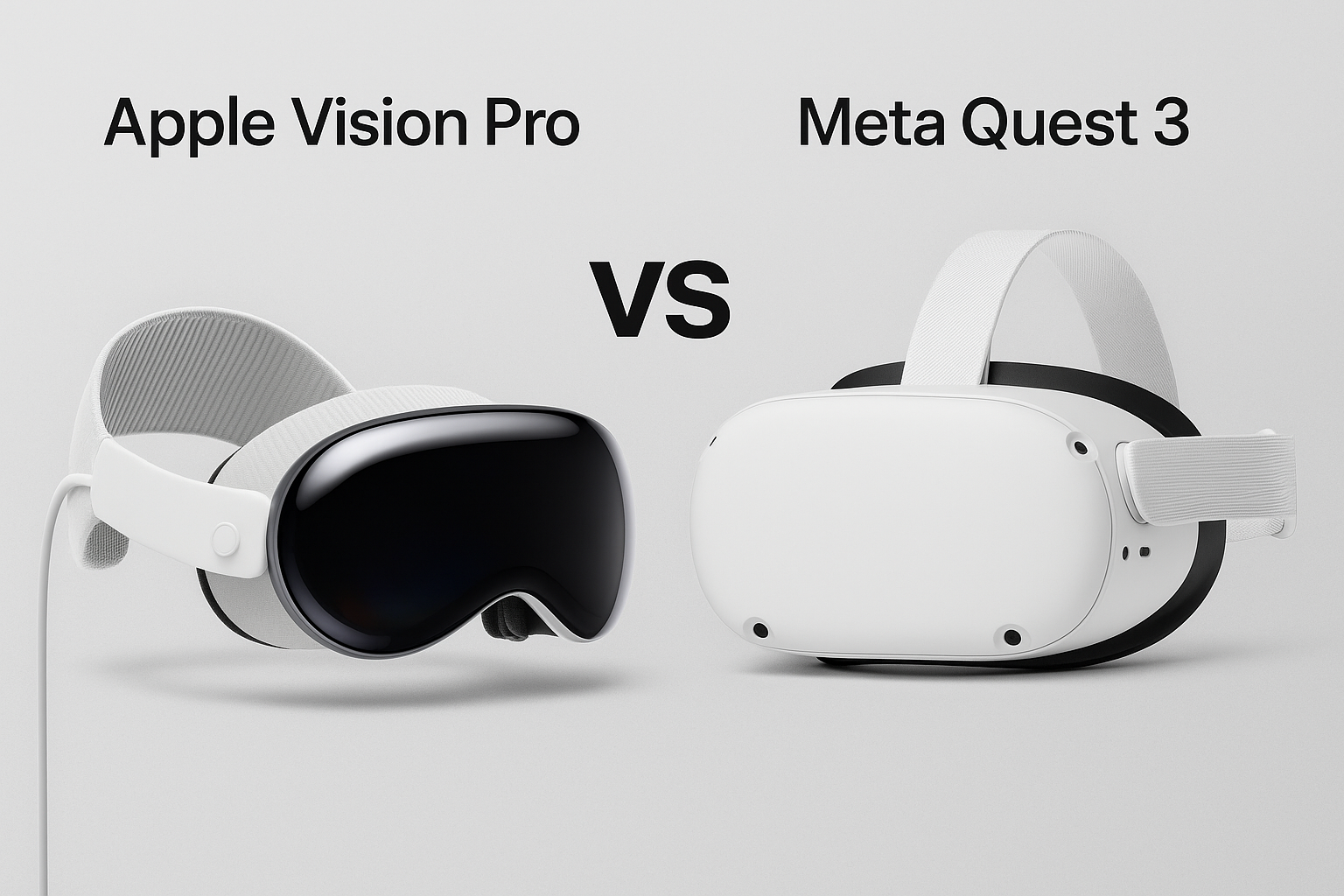 Apple Vision Pro vs. Meta Quest 3: A Deep Dive into AR/VR Camera Quality